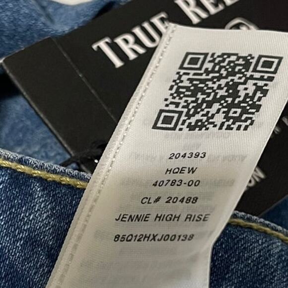 True Religion Women Jennie Curvy World Tour Distressed‎ Skinny Jeans High New - Picture 12 of 16